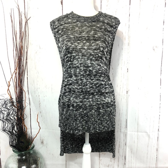 EXPRESS SLEEVELESS CROSHET SWEATER L/G - Picture 1 of 8